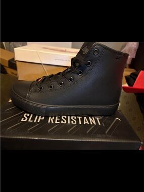 Lugz Black High-Top Womens Pro Tech Sneaker anti slip
